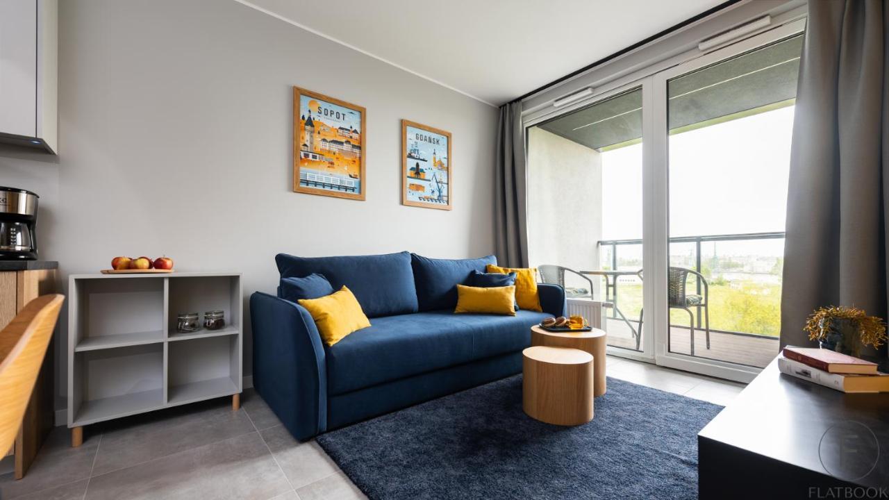Flatbook - City Center Apartments Chlebova With Gym 格但斯克 外观 照片